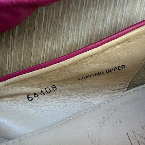 J CREW J. Crew CECE $125 Hot Pink Italy Leather Ballet Ballerina Flats Sz 6 5.5 - Picture 5 of 10